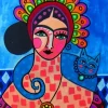 Abstract Frida Kahlo Diamond Painting