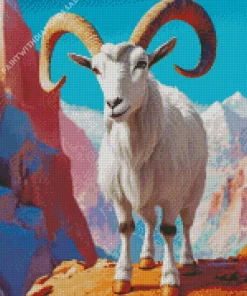 Adorable Bighorn Sheep Diamond Painting