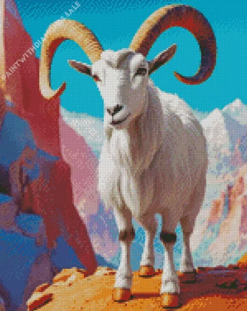 Adorable Bighorn Sheep Diamond Painting