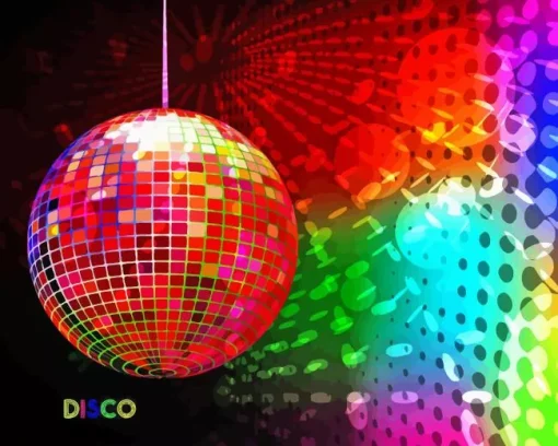 Aesthetic Disco Ball Art Diamond Painting