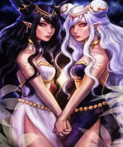 Gemini Girls Diamond Painting