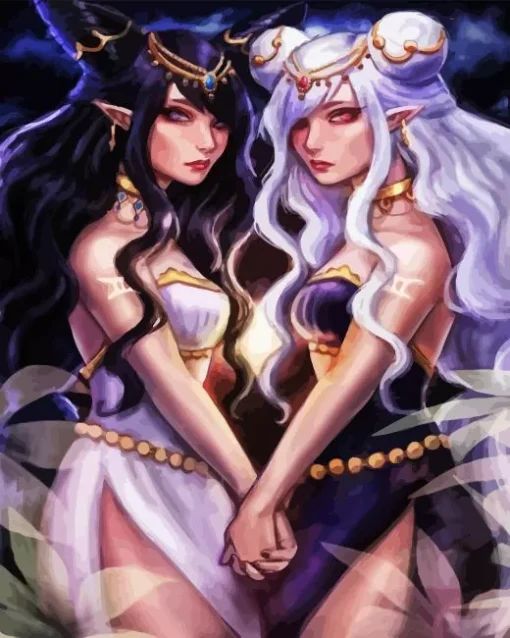 Gemini Girls Diamond Painting