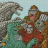 Aesthetic Godzilla VS King Kong Diamond Painting