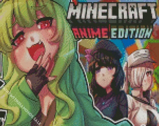 Minecraft Anime Edition Diamond Painting