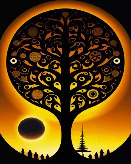 Aesthetic The Tree Of Life Diamond Painting