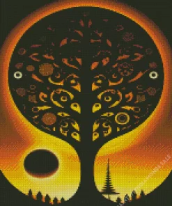 Aesthetic The Tree Of Life Diamond Painting