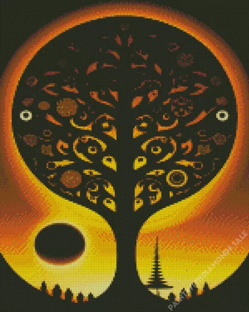 Aesthetic The Tree Of Life Diamond Painting