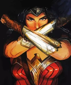 Wonder Woman Warrior Diamond Painting