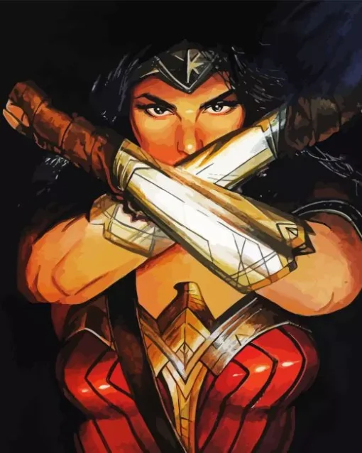 Wonder Woman Warrior Diamond Painting