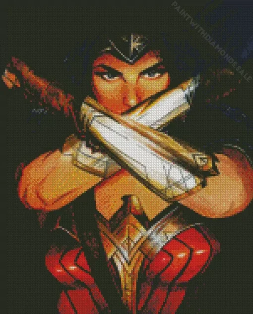 Wonder Woman Warrior Diamond Painting