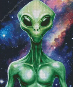 Aesthetic Alien Art Diamond Painting