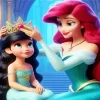 Cute Princess Ariel Diamond Painting