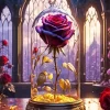 Aesthetic Beauty And The Beast Rose Diamond Painting