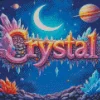 Crystal And Planets Diamond Painting