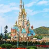 Aesthetic Disney Castle France Diamond Painting