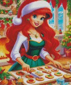 Disney Christmas Ariel Diamond Painting