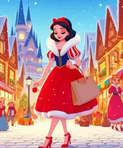 Snow White Disney Christmas Diamond Painting