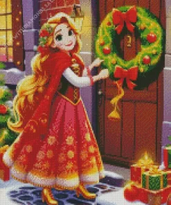 Disney Christmas Princess Diamond Painting