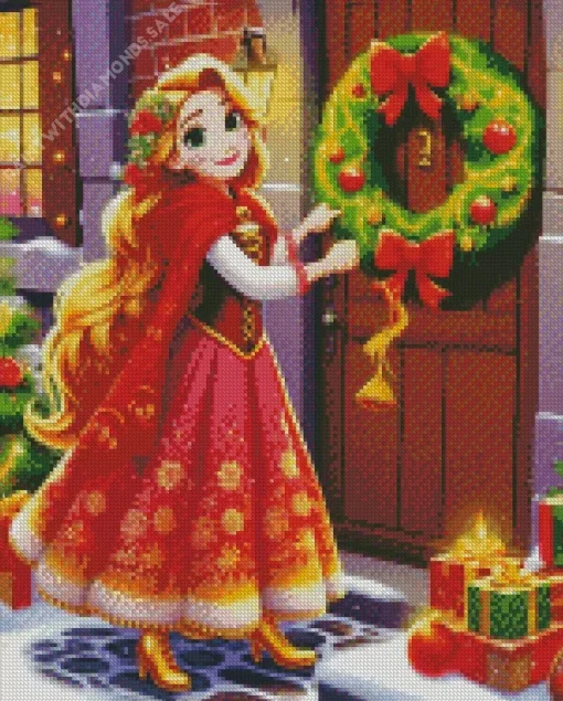 Disney Christmas Princess Diamond Painting