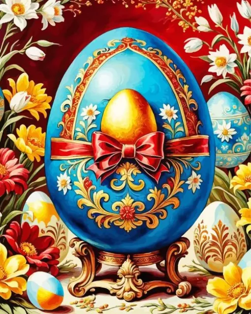 Aesthetic Easter Egg Art Diamond Painting