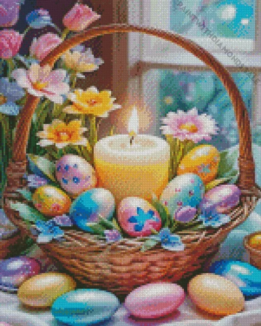 Aesthetic Easter Eggs Diamond Painting