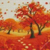 Aesthetic Fall Landscape Diamond Paintings