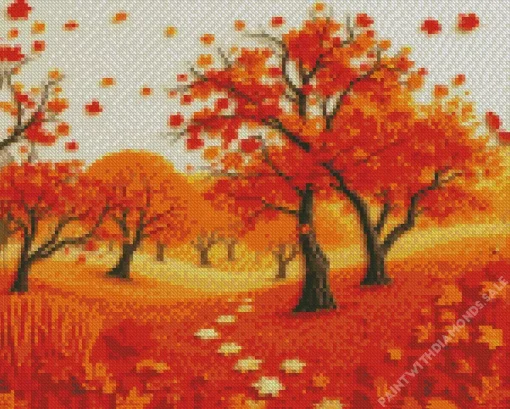 Aesthetic Fall Landscape Diamond Paintings