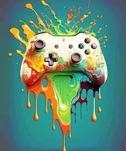 Aesthetic Gamepad Diamond Painting