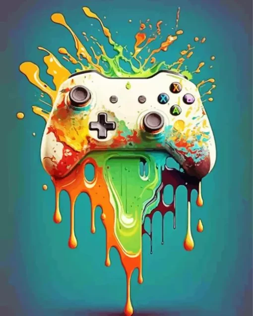 Aesthetic Gamepad Diamond Painting