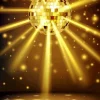 Aesthetic Golden Disco Ball Diamond Painting