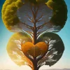 Aesthetic Heart Tree Of Life Diamond Painting