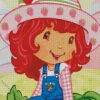 Aesthetic Strawberry Shortcake Diamond Painting