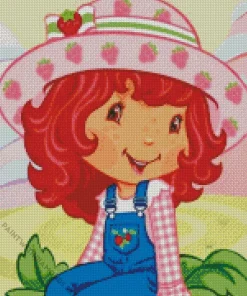 Aesthetic Strawberry Shortcake Diamond Painting