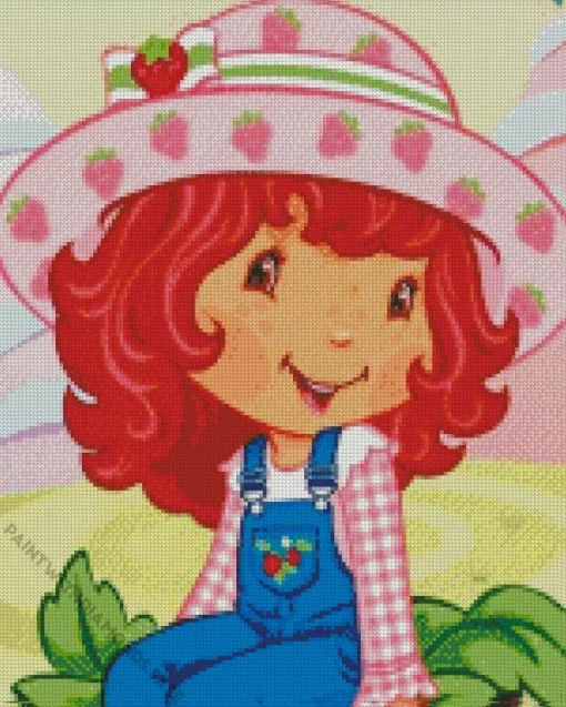 Aesthetic Strawberry Shortcake Diamond Painting