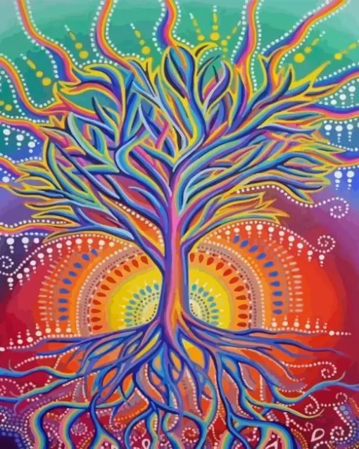 Aesthetic Tree Of Life Diamond Painting