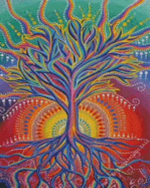 Aesthetic Tree Of Life Diamond Painting