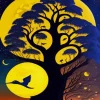 Tree Of Life Full Moon Diamond Painting