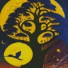 Tree Of Life Full Moon Diamond Painting