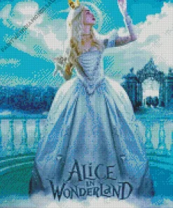 alice in wonderland white queen Diamond Dotz