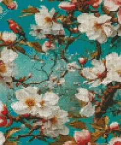 Almond Blossom And Bird Diamond Painting