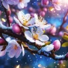 Almond Blossoms Diamond Painting