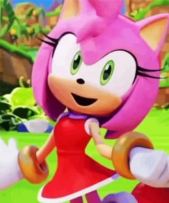 Amy Rose Character Diamond Painting