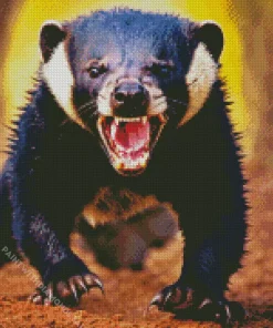 Angry Tasmanian Devil Diamond Painting