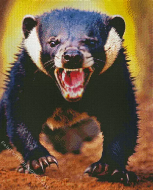 Angry Tasmanian Devil Diamond Painting