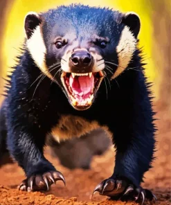 Angry Tasmanian Devil Diamond Painting