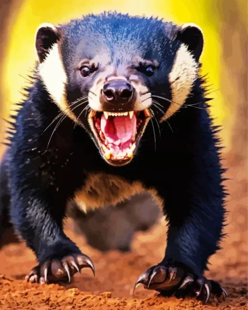 Angry Tasmanian Devil Diamond Painting