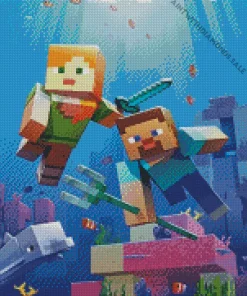 Minecraft Game Diamond Painting