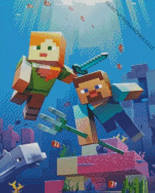 Minecraft Game Diamond Painting