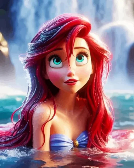 Princess Ariel Diamond Painting