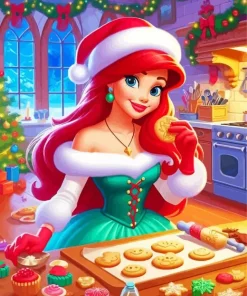 Princess Ariel Baking Diamond Painting